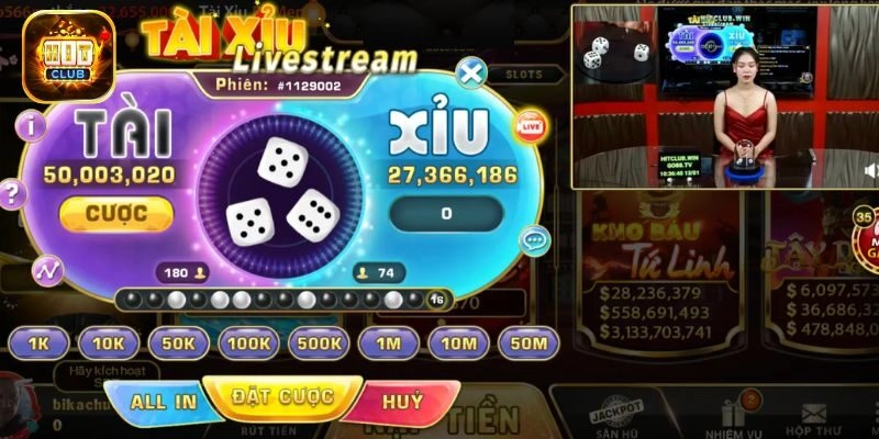 Hướng dẫn luật - cách đặt cược tài xỉu livestream